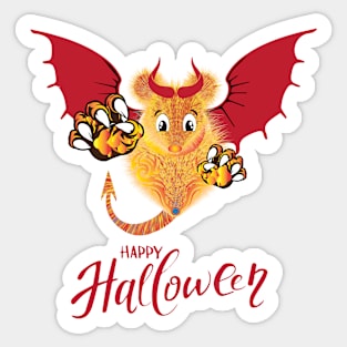 happy helloween Sticker